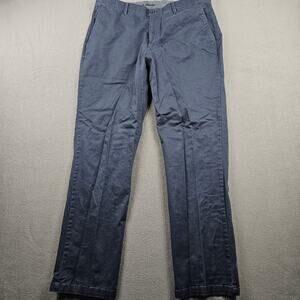 English Laundry Pants Chinos Navy Blue Mens 34 x 32 Cotton Spandex